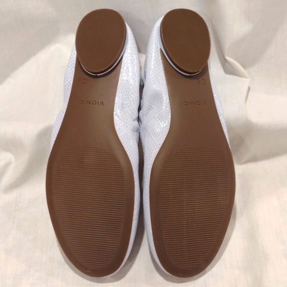 Vionic Alexa Ballet Flat Arctic Ice Serpentine Size 8 NWOT - Picture 4 of 6